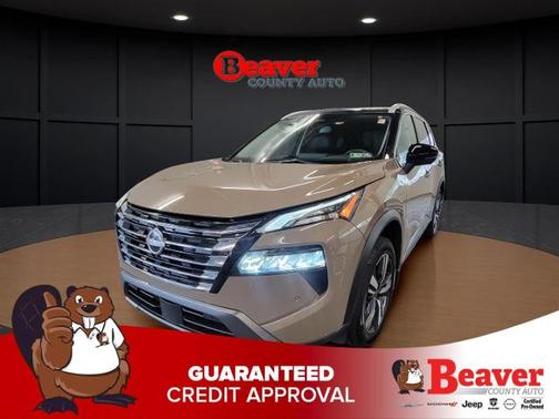 Dk Beige Blk 2024 Nissan Rogue SL