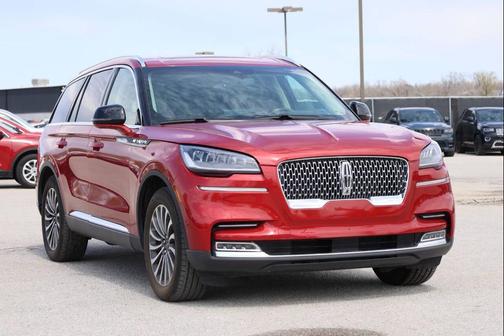 Red 2020 Lincoln Aviator Reserve AWD