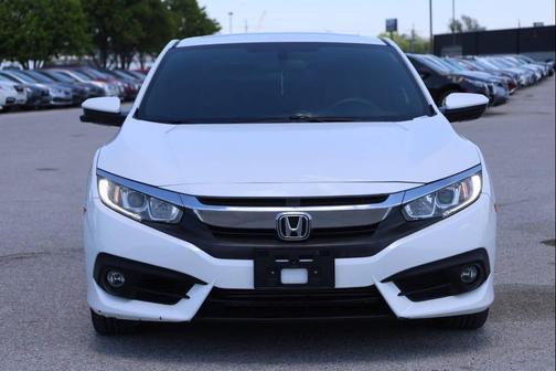 White 2017 Honda Civic EX-T