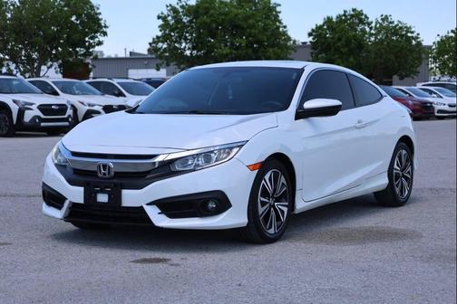 White 2017 Honda Civic EX-T