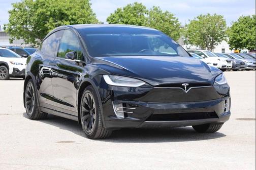 Black 2018 Tesla Model X 75D