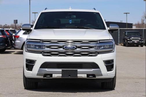 Star White Metallic Tri-Coat 2023 Ford Expedition Platinum