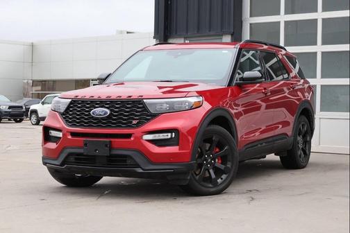 Red 2023 Ford Explorer ST