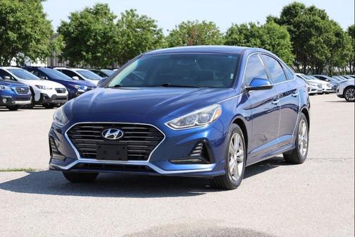Blue 2018 Hyundai SONATA SEL