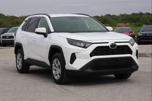 White 2019 Toyota RAV4 LE