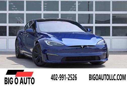 Blue 2022 Tesla Model S Base