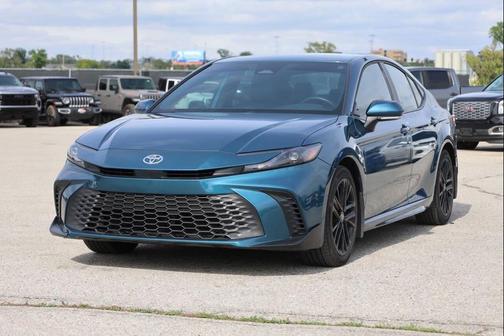 Blue 2025 Toyota Camry SE