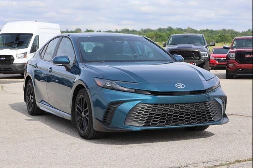 Blue 2025 Toyota Camry SE