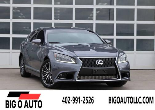 Gray 2014 Lexus LS 460 Base
