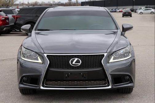 Gray 2014 Lexus LS 460 Base