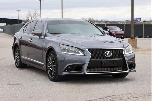 Gray 2014 Lexus LS 460 Base
