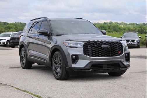 Gray 2025 Ford Explorer ST