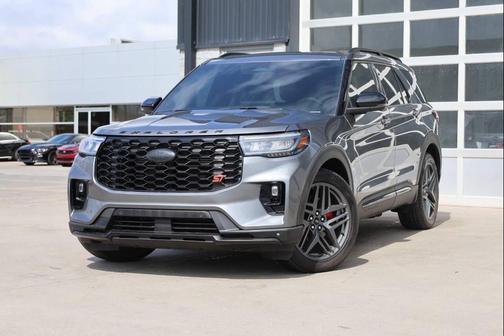 Gray 2025 Ford Explorer ST