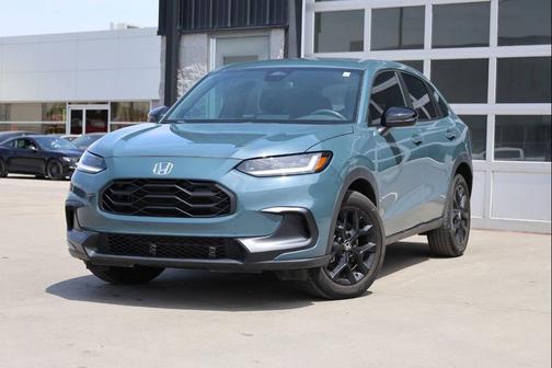 Blue 2024 Honda HR-V Sport AWD 4dr Crossover