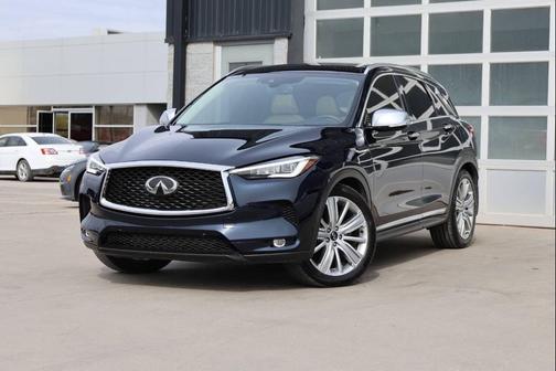 Blue 2021 INFINITI QX50 SENSORY AWD