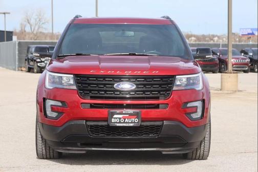 Red 2016 Ford Explorer Sport