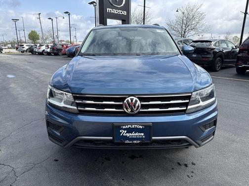 Silk Blue Metallic 2020 Volkswagen Tiguan 2.0T SE