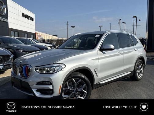 Glacier Silver Metallic 2020 BMW X3 xDrive30i