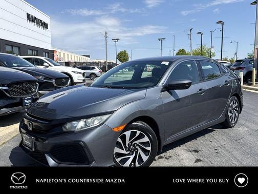 Gray 2017 Honda Civic LX
