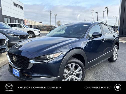 Deep Crystal Blue Mica 2023 Mazda CX-30 2.5 S Preferred Package