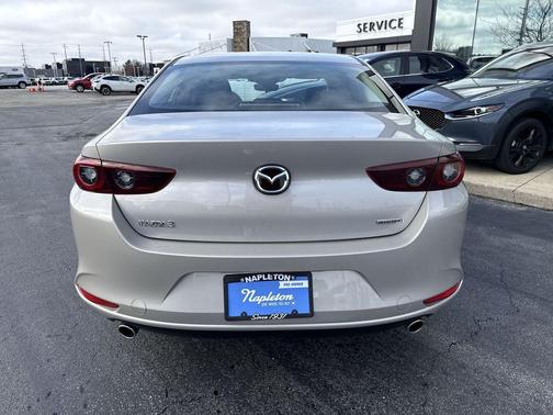 Platinum Quartz Metallic 2024 Mazda Mazda3 FWD w/Select Package