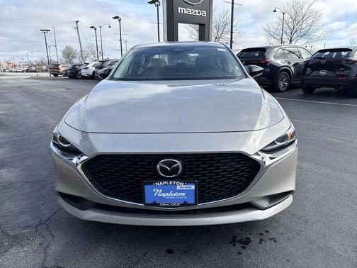 Platinum Quartz Metallic 2024 Mazda Mazda3 FWD w/Select Package