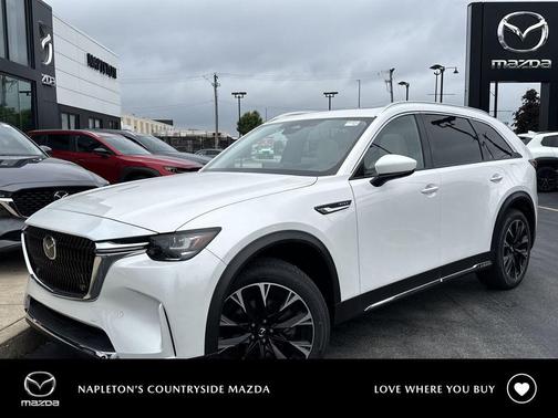 Rhodium White Metallic 2024 Mazda CX-90 PHEV Premium Plus