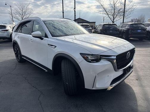 Rhodium White Metallic 2024 Mazda CX-90 PHEV Premium Plus