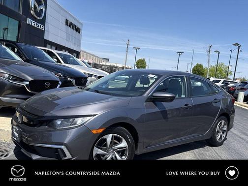 Sonic Gray Pearl 2019 Honda Civic LX