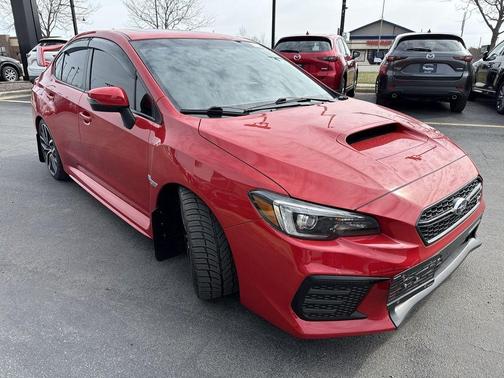 Pure Red 2021 Subaru WRX STI Limited w/Wing