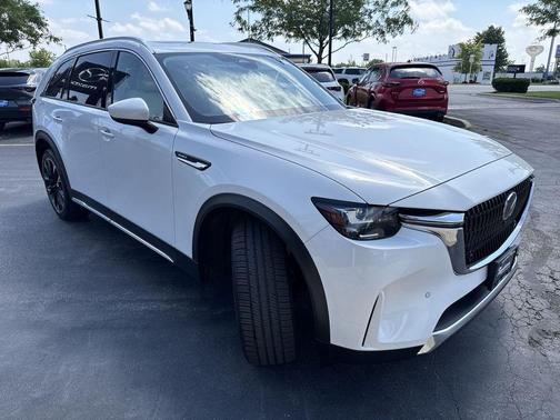Rhodium White Metallic 2024 Mazda CX-90 PHEV Premium Plus