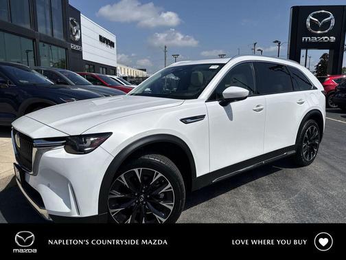 Rhodium White Metallic 2024 Mazda CX-90 PHEV Premium Plus