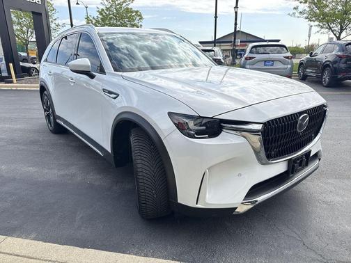 Rhodium White Metallic 2024 Mazda CX-90 PHEV Premium Plus