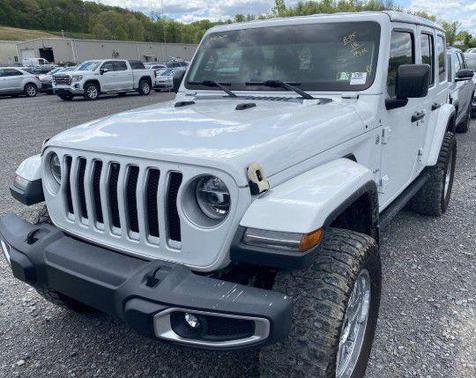 Bright White Clearcoat 2018 Jeep Wrangler Unlimited Sahara