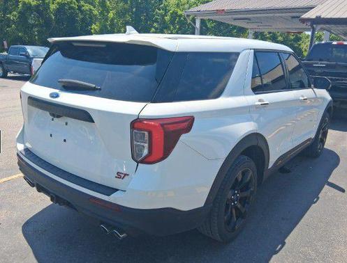 Star White Metallic Tri-Coat 2021 Ford Explorer ST