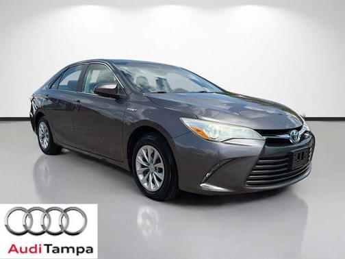 Gray 2015 Toyota Camry Hybrid LE