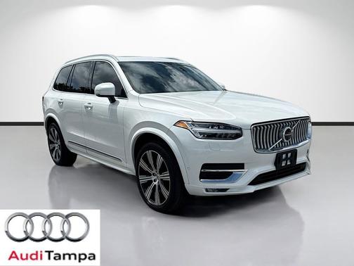 Crystal White Metallic 2024 Volvo XC90 B6 Ultimate Bright Theme 7-Seater