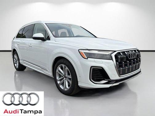 Carrara White 2026 Audi Q7 55 Premium Plus