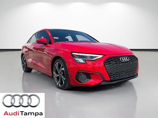 Tango Red Metallic 2023 Audi A3 Premium