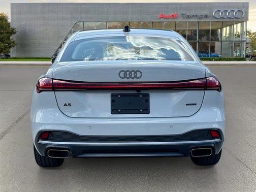 Glacier White Metallic 2026 Audi A5 Premium TFSI quattro S tronic