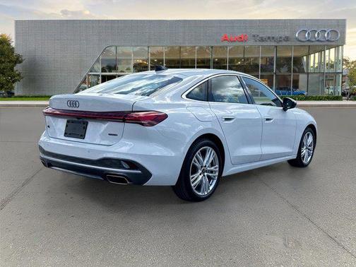 Glacier White Metallic 2026 Audi A5 Premium TFSI quattro S tronic