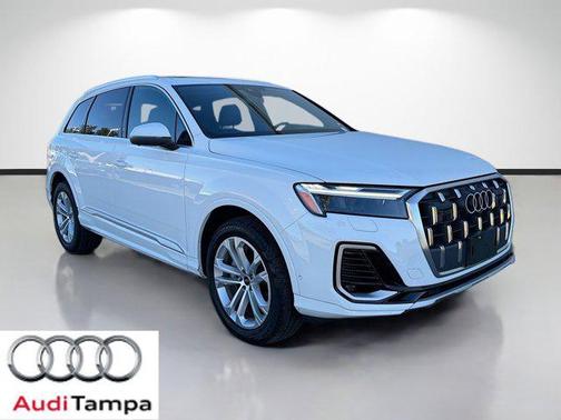 Carrara White 2025 Audi Q7 55 Premium Plus