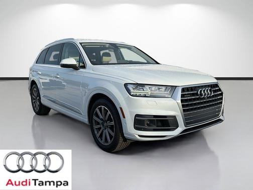 Glacier White Metallic 2019 Audi Q7 55 Premium Plus