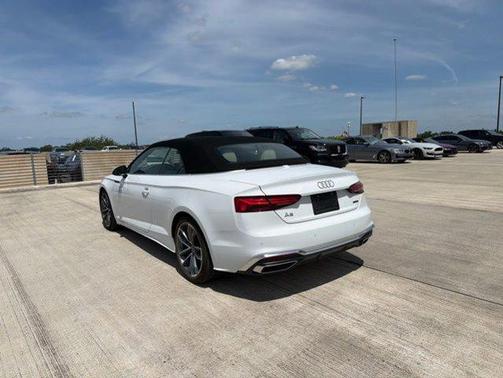 Glacier White Metallic/Black Roof 2024 Audi A5 45 S line Premium Plus