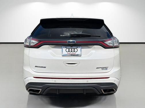 White Platinum Metallic Tri-Coat 2016 Ford Edge Sport