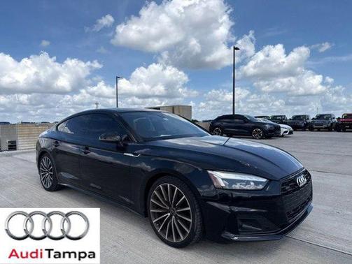 Black Metallic 2023 Audi A5 Sportback Premium Plus