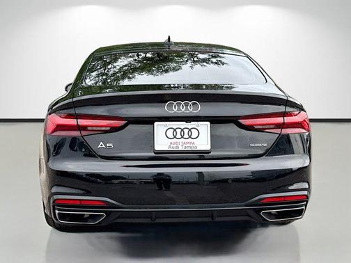 Black Metallic 2023 Audi A5 Sportback Premium Plus