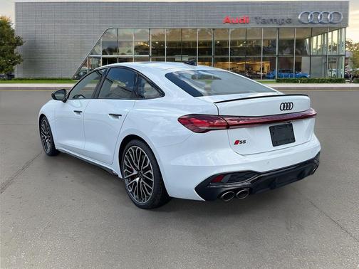 Glacier White Metallic 2026 Audi S5 Premium Plus TFSI quattro S tronic