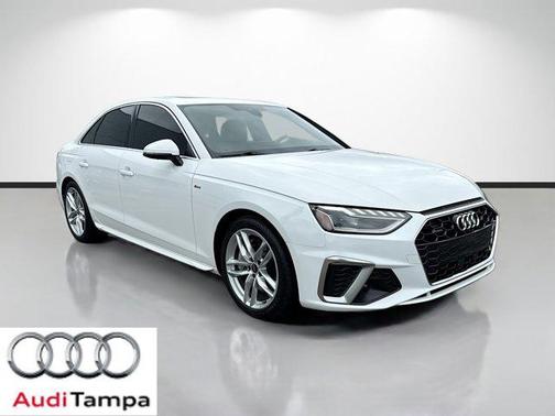 Ibis White 2023 Audi A4 45 S line Premium Plus