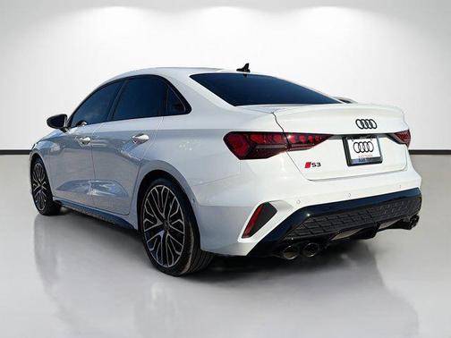 Glacier White Metallic 2025 Audi S3 Premium Plus TFSI quattro S tronic